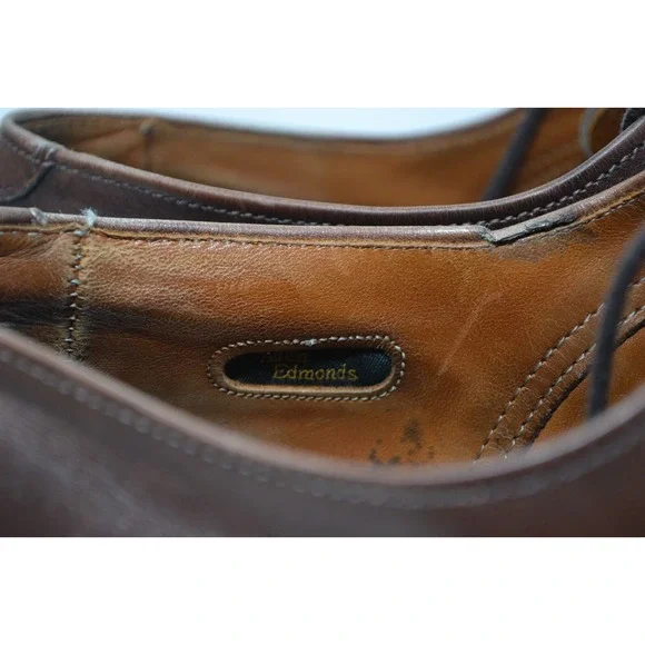 Allen Edmonds Fifth Avenue Dress Shoes‎ Brown Leather Mens 12 B 97194 Luxury